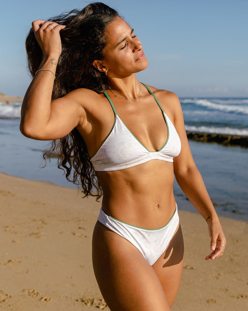 POP Surf - Reversible Crop Top Bikini Top for Women