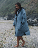 Sherpa Drying & Changing Robe - Mineral Blue – Vivida Lifestyle