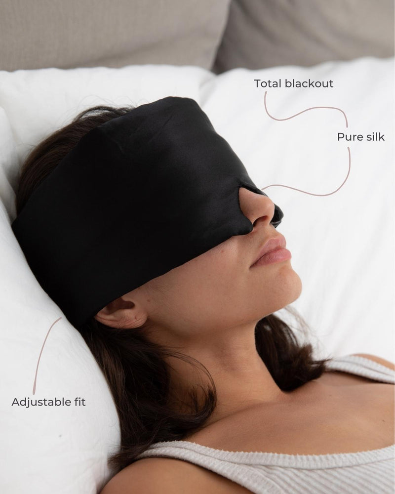 Shop Black Silk Sleep Eye Mask – Vivida Lifestyle