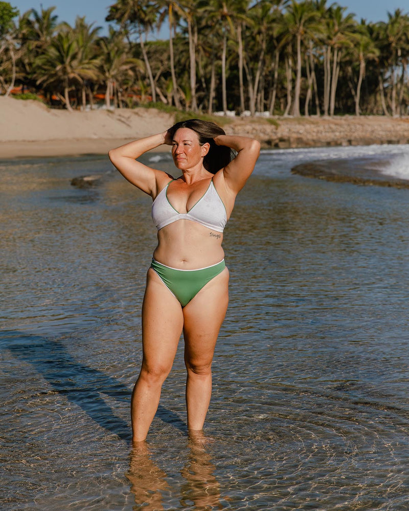 Athena Reversible Green / Blue Crop Bikini Top – Vivida Lifestyle