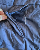 Sample All Weather Puffer Changing Robe - Mid Blue Map of Dreams