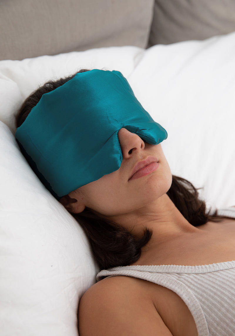 Washable Silk Sleep Mask - Meditative Grey / S